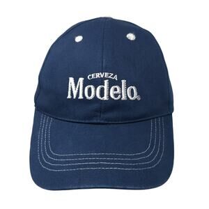 Cerveza Modelo Strapback Baseball Cap Blue One Size Adjustable Embroidered BDA
